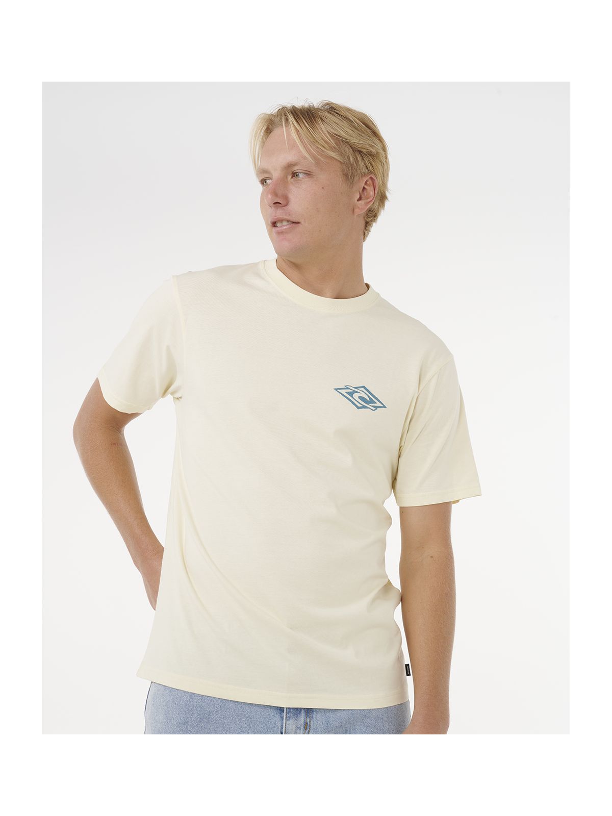 Koszulka RIP CURL LEGACY TEE żółta
