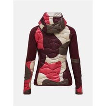 Kurtka damska PEAK PERFORMANCE Helium AOP Down Hybrid Hood Multicolor
