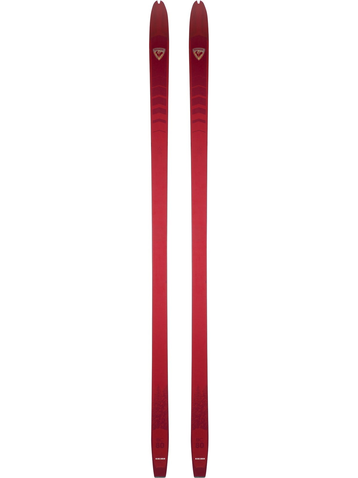 Narty backcountry ROSSIGNOL BC 80 Positrack - czerwone