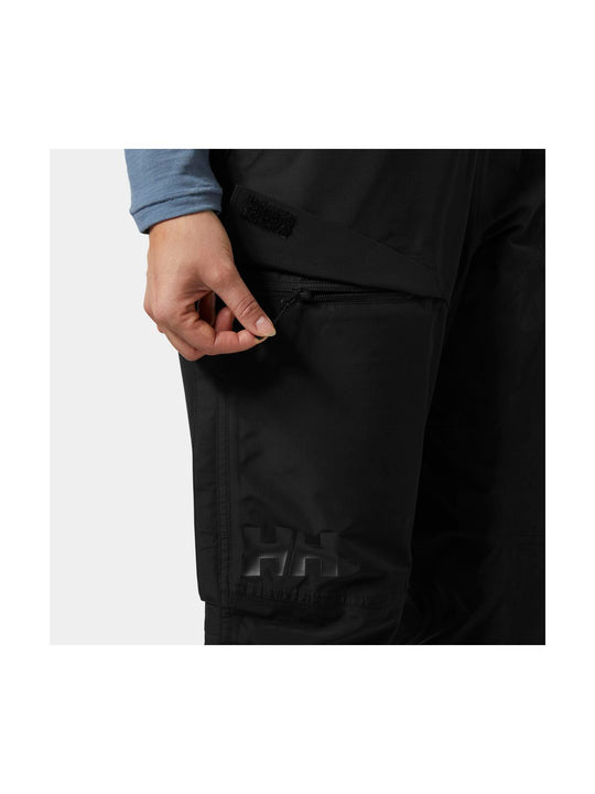 Spodnie narciarskie damskie HELLY HANSEN W EMIKO SHELL BIB PANT czarne
