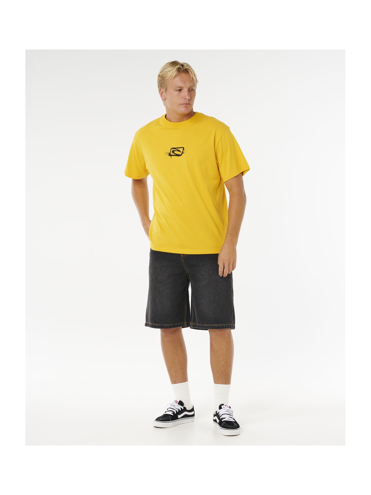Koszulka męska RIP CURL Medina Inner Vision Spray Tee żółta