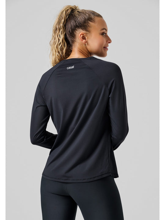 Koszulka damska CASALL Essential Long Sleeve kolor czarny
