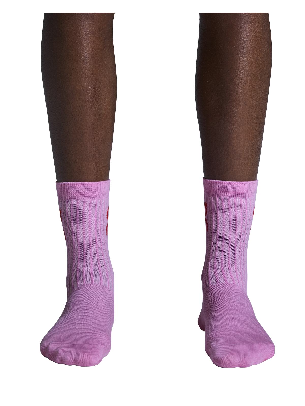 Skarpety treningowe On Logo Sock High 3Pack różowy