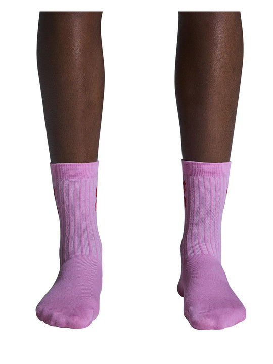 Skarpety treningowe On Logo Sock High 3Pack różowy
