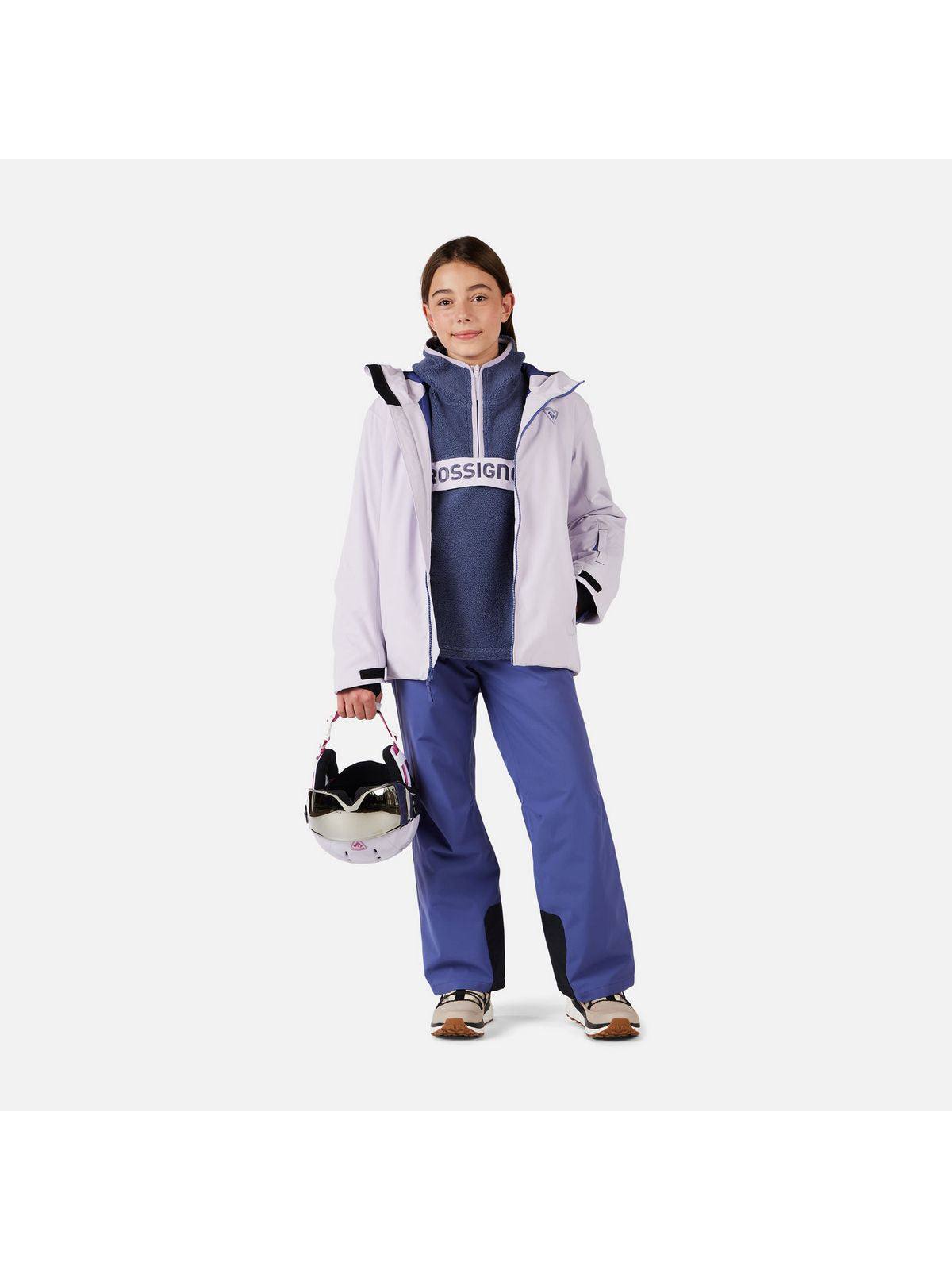 Bluza dziecięca ROSSIGNOL JR ALLTRACK ANORAK FLEECE niebieska