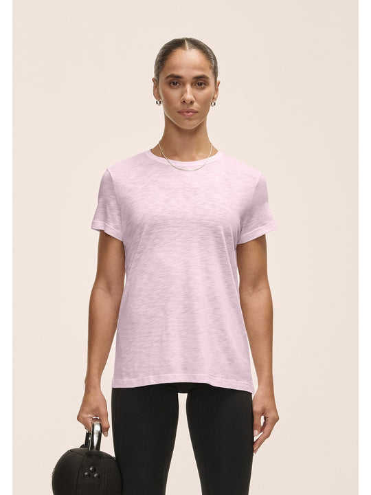 Koszulka damska CASALL Soft Texture Tee kolor różowy
