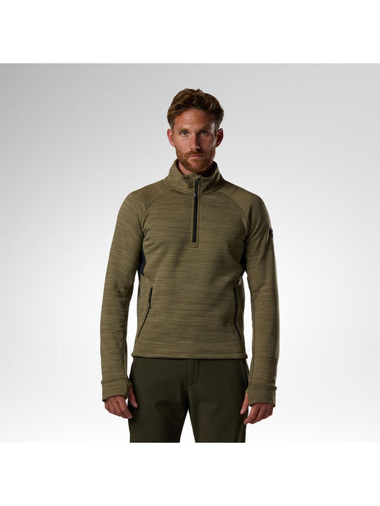 Bluza męska ROSSIGNOL M Premium Half Zip Fleece beżowa
