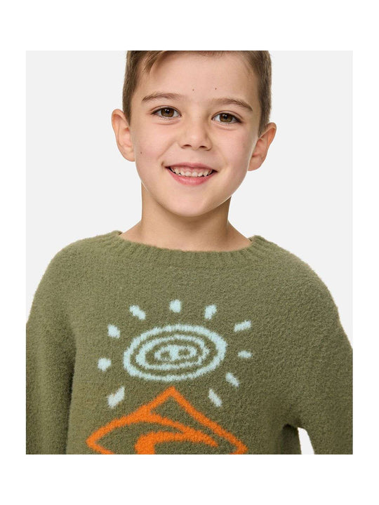 Sweter chłopięcy RIP CURL Ride The Wave Knit-Boy zielony
