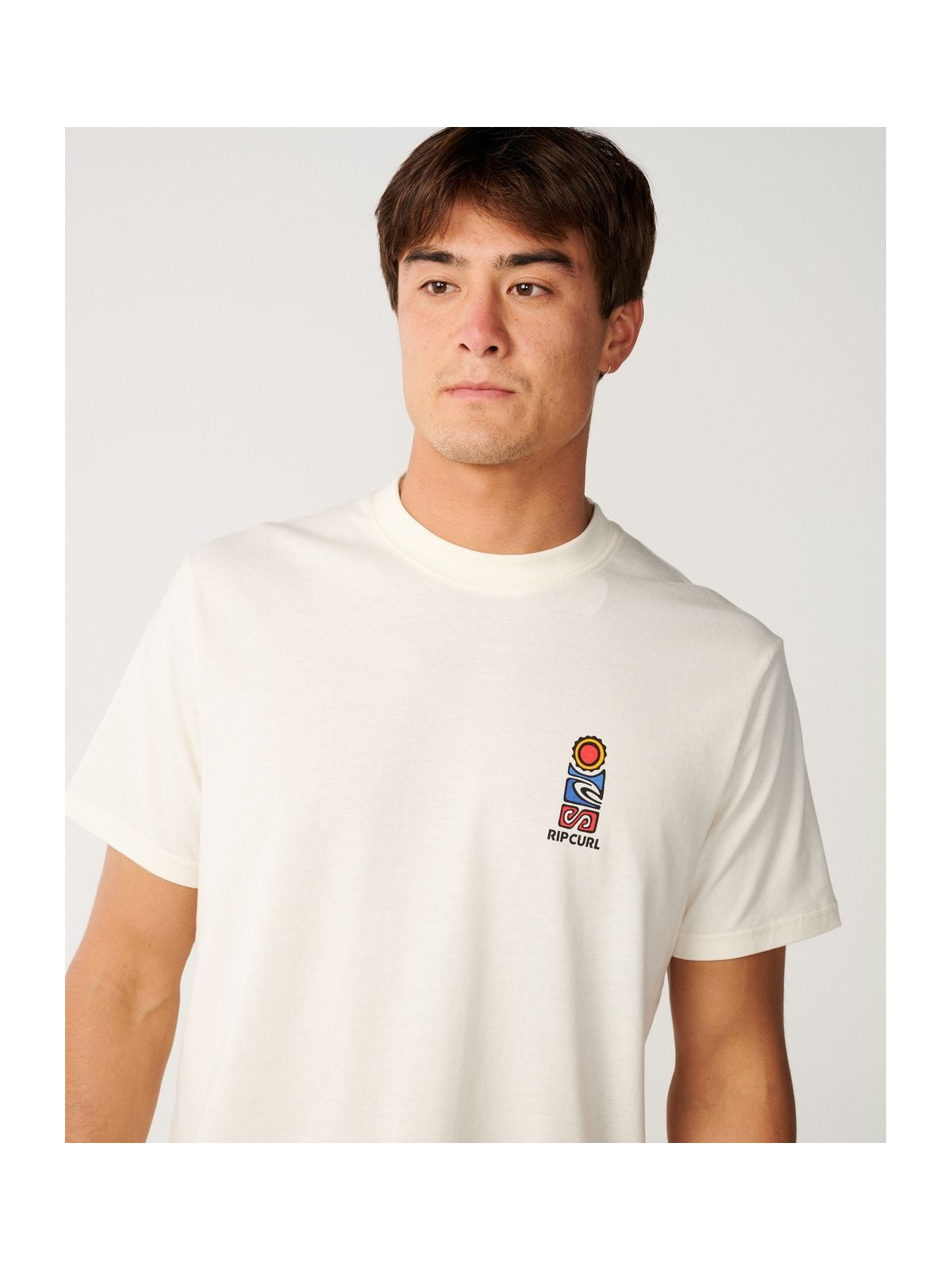 Koszulka męska RIP CURL S.Series Vc Stack Tee biała