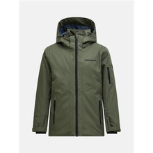 Kurtka narciarska juniorska PEAK PERFORMANCE Maroon HIPE 2L Insulated Shell Jacket zielona
