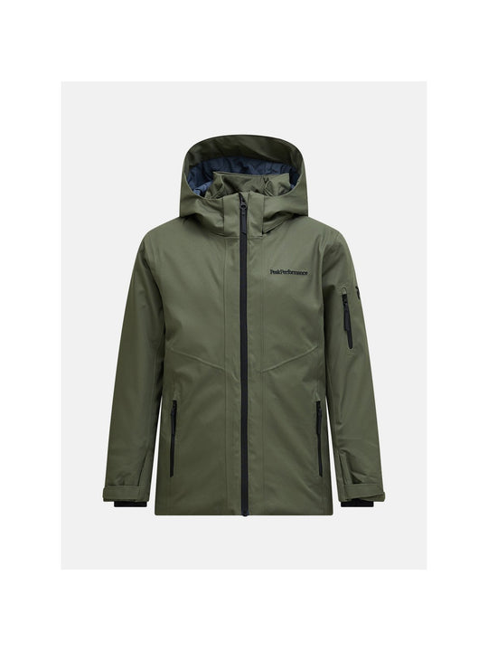 Kurtka narciarska juniorska PEAK PERFORMANCE Maroon HIPE 2L Insulated Shell Jacket zielona
