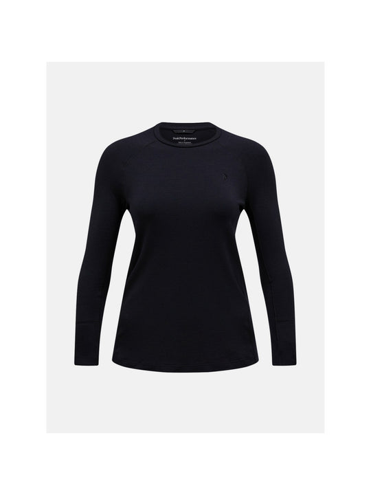 Koszulka Termiczna PEAK PERFORMANCE Magic Crew Wool-blend Baselayer Women czarny
