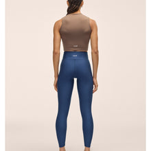 Legginsy damskie CASALL Overlap High Waist Tights kolor niebieski
