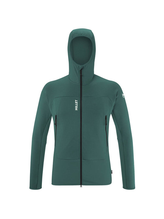 Kurtka MILLET FUSION GRID HOODIE M zielony - Adventure Sports
