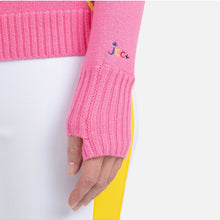 Sweter damski ROSSIGNOL W Jcc 1/2 Zip różowy
