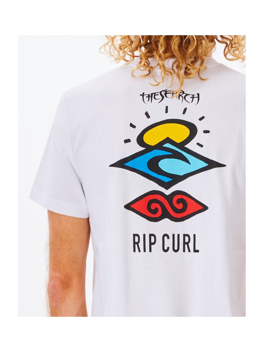 Koszulka RIP CURL Search Icon Tee biały
