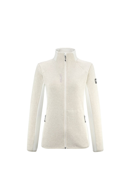 Bluza damska MILLET W Chamonix Knit Jkt W biała
