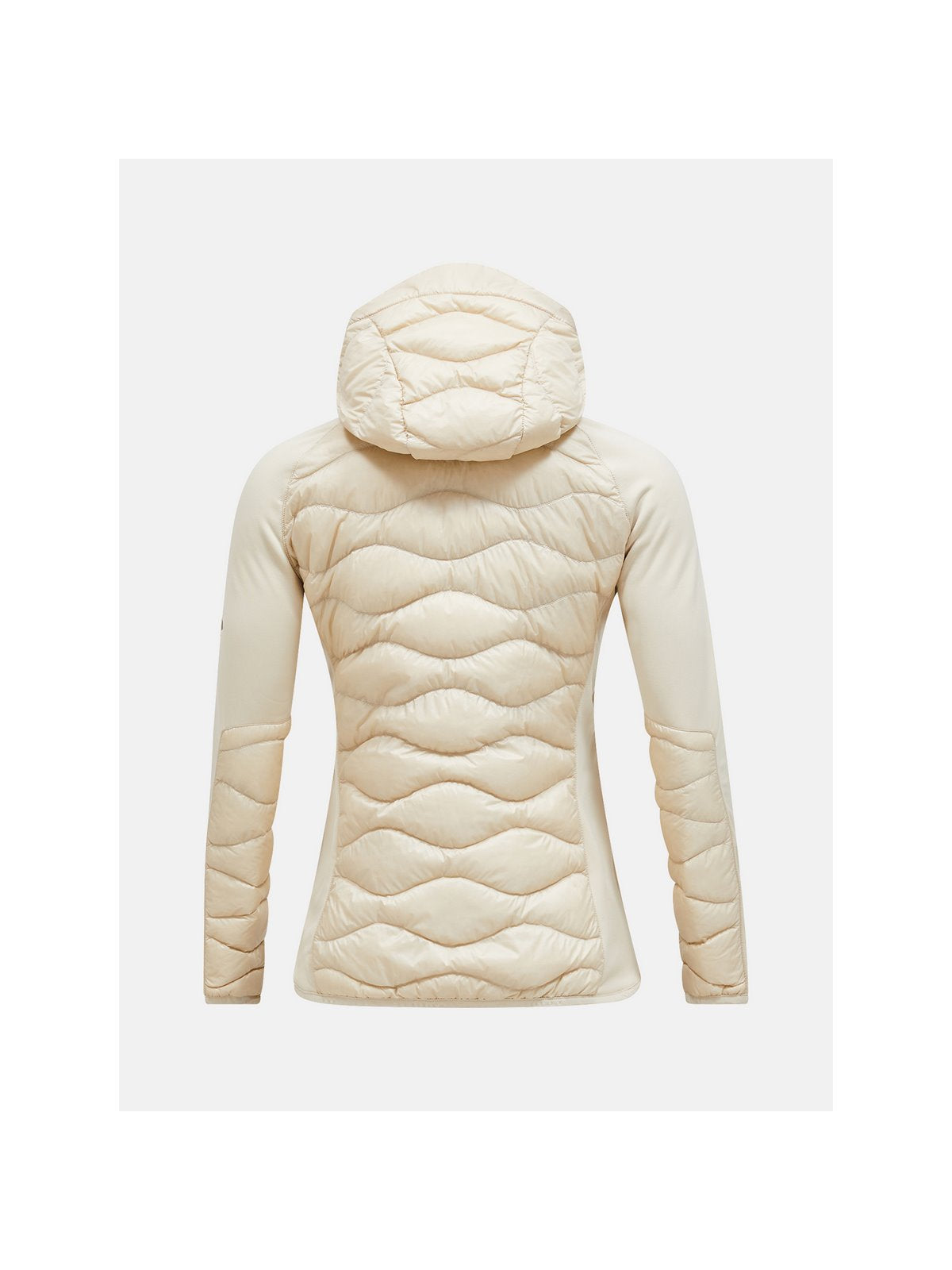 Damska kurtka puchowa Peak Performance W Helium Down Hybrid Hood beżowy