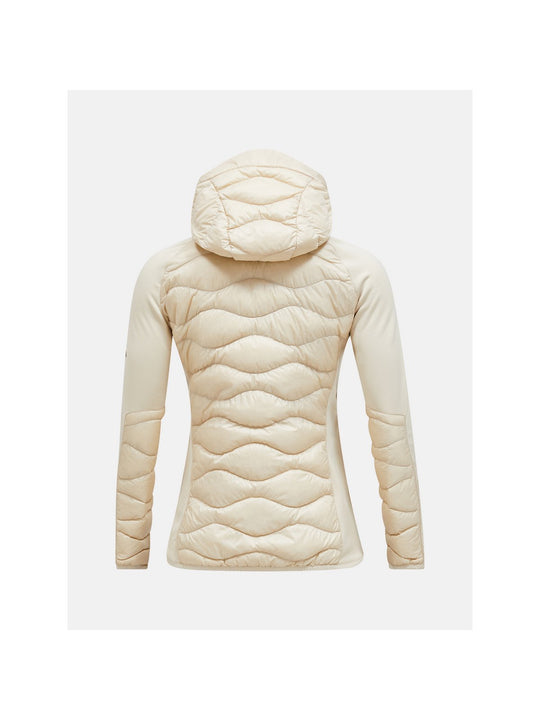 Damska kurtka puchowa Peak Performance W Helium Down Hybrid Hood beżowy

