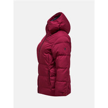 Kurtka PEAK PERFORMANCE W Shred Down Jacket bordowy
