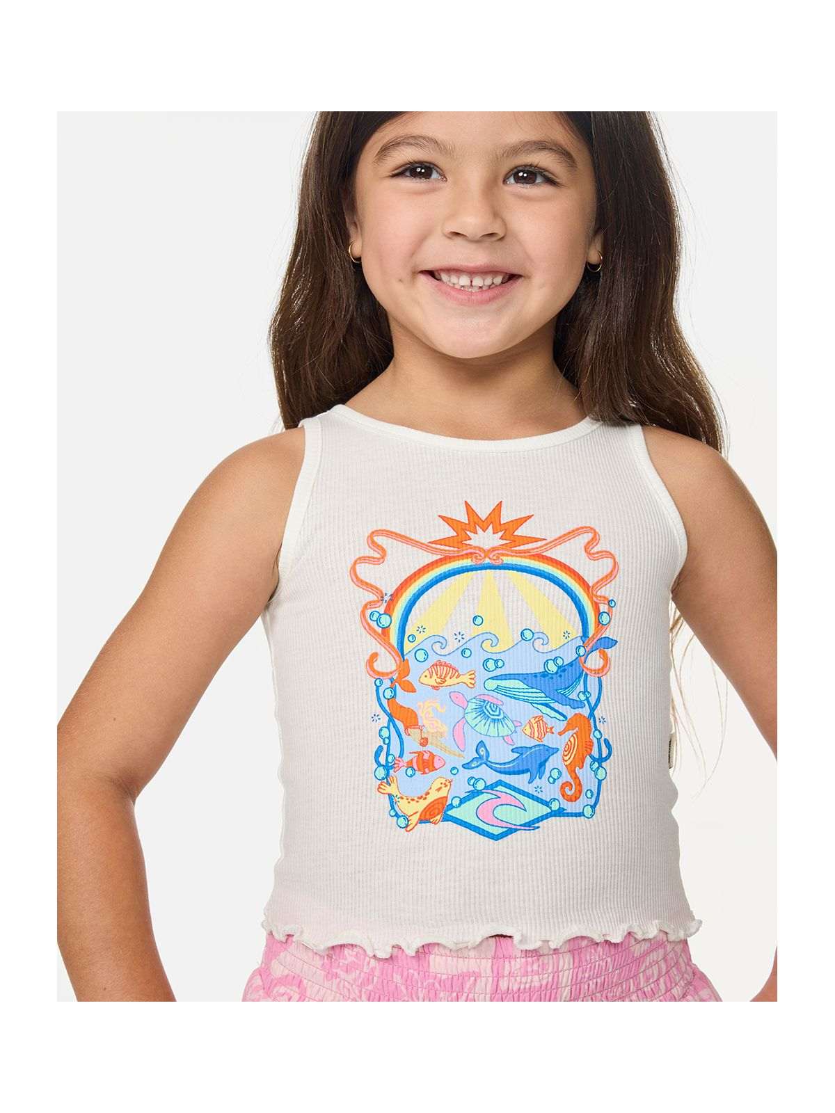 Koszulka dziewczęca RIP CURL Surf Magic Tank-Girl biała