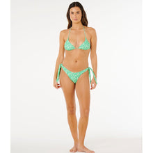Góra bikini RIP CURL Surf Side Sliding Tri zielona
