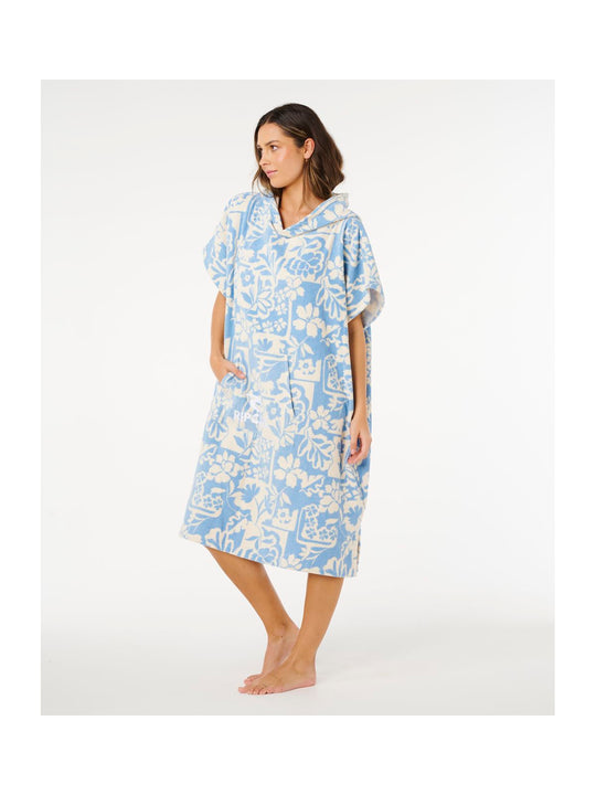Ponczo damskie RIP CURL Mixed Hooded Towel zielone
