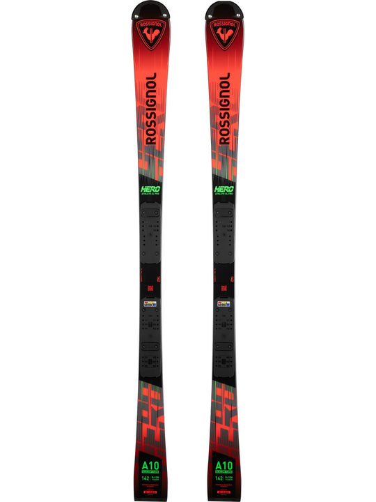 Narty ROSSIGNOL HERO SL PRO 128-149 R21 + wiązania LOOK NX 7 GW
