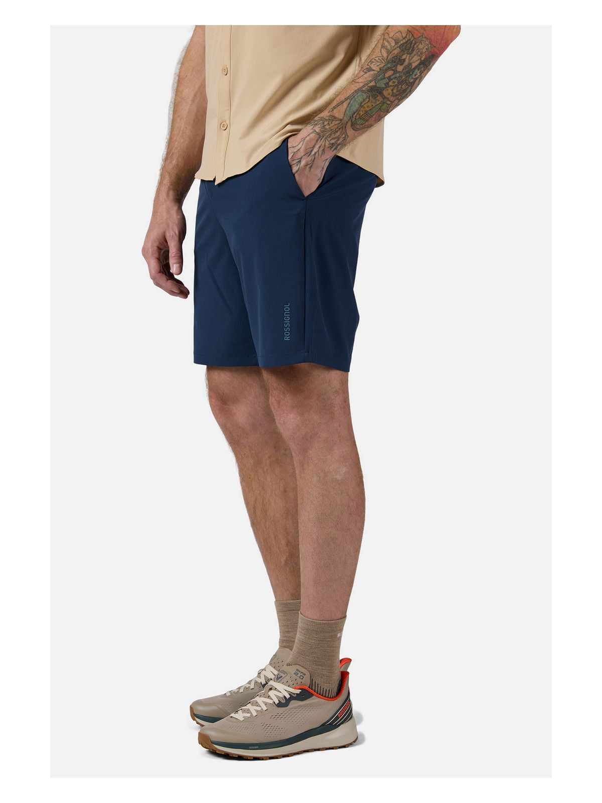 Szorty elastyczne ROSSIGNOL Sidelhorn Short 7’’ granatowy - Adventure Sports