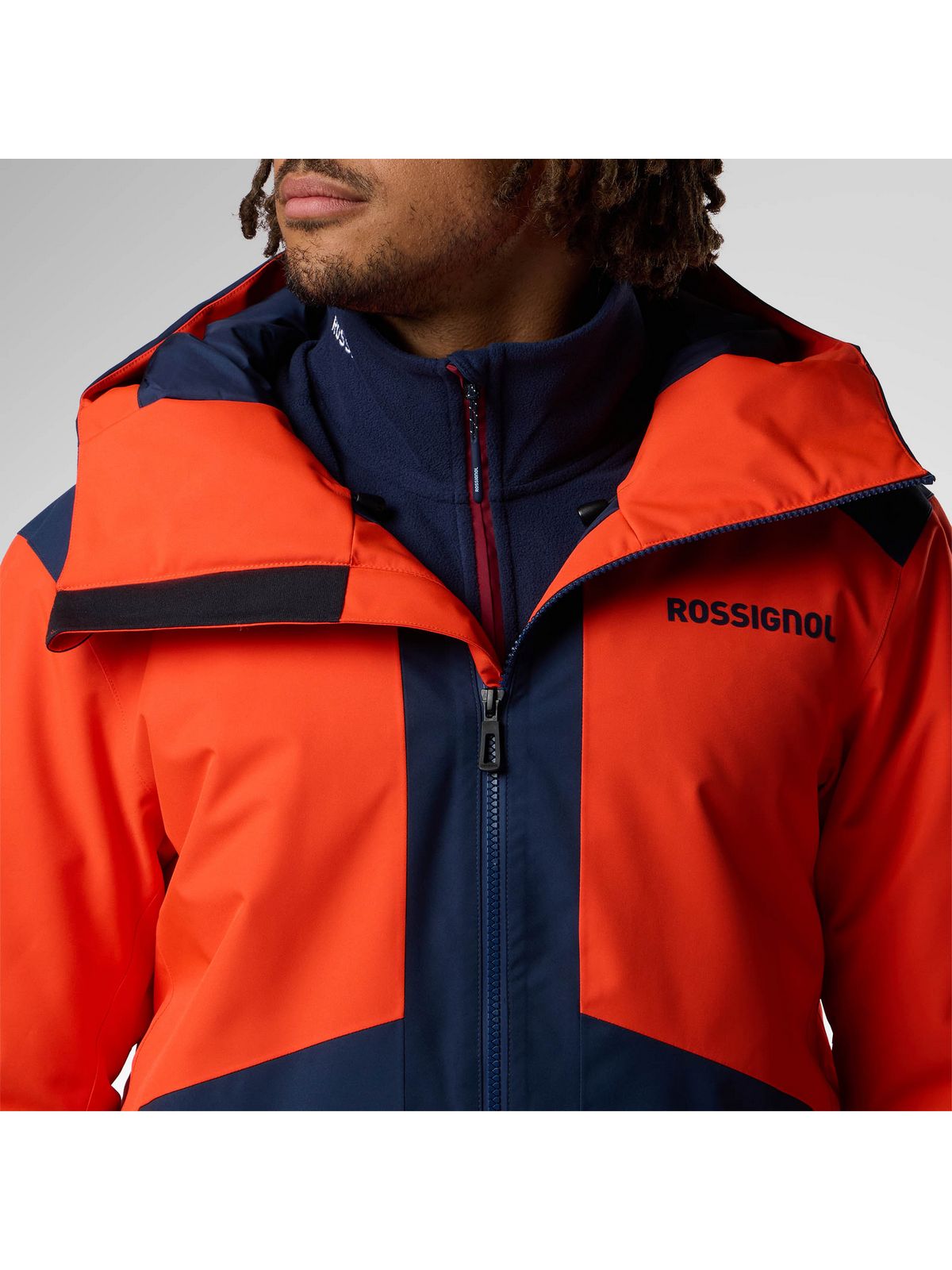 Kurtka narciarska męska ROSSIGNOL Rochrun Insulated Jkt pomaranczowa