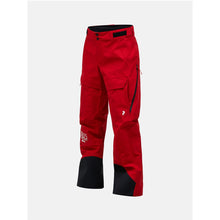 Spodnie narciarskie damskie PEAK PERFORMANCE 40Y R&amp;D GORE-TEX 3L C-KNIT Ski Pants czerwone
