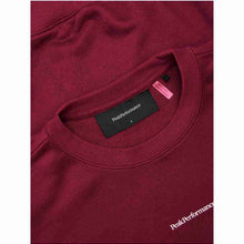 Bluza PEAK PERFORMANCE Original Terry Crew Women bordowy
