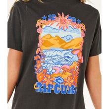 Koszulka dziewczęca RIP CURL Sunshine Squad Band Tee - Girl czarna
