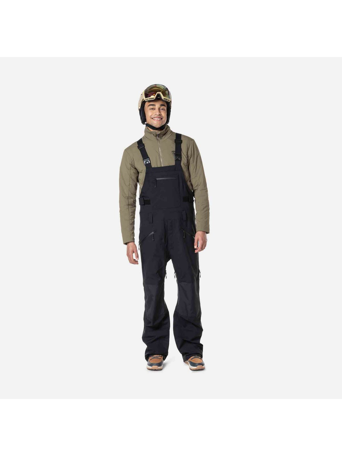 Spodnie narciarskie męskie ROSSIGNOL Skpr 3L Ayr Bib Pant czarny