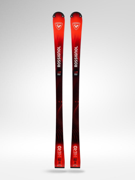 Narty ROSSIGNOL Hero Multievent 127-148 + wiązania LOOK Nx 7 Gw Lifter B73 Silver Red
