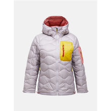 Kurtka damska puchowa PEAK PERFORMANCE W Helium Utility Down Hood Jacket kolor szary

