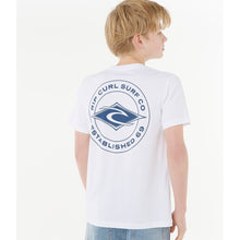 Koszulka RIP CURL STAPLER TEE - BOY biała
