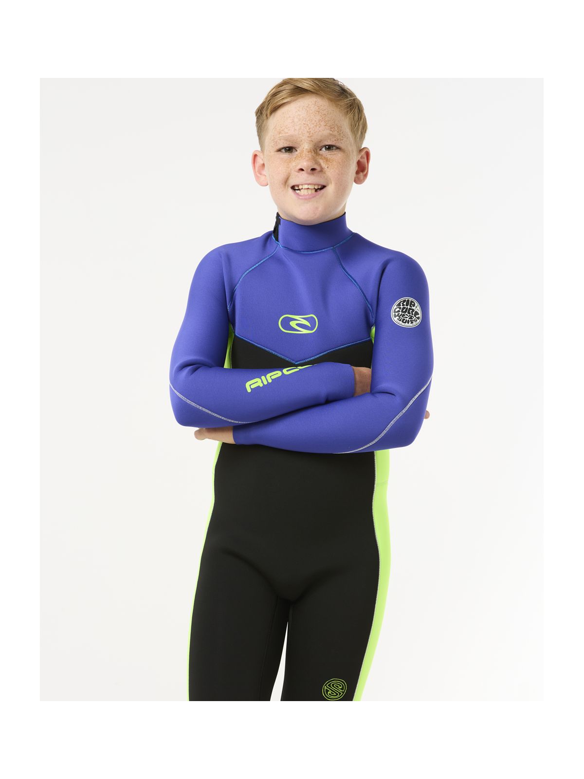 Pianka RIP CURL Kids Dawn Patrol Bz Ls Spring fioletowy - Adventure Sports