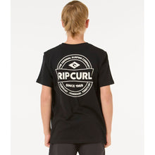 Koszulka dziecięca RIP CURL STAPLE TEE - BOY czarna
