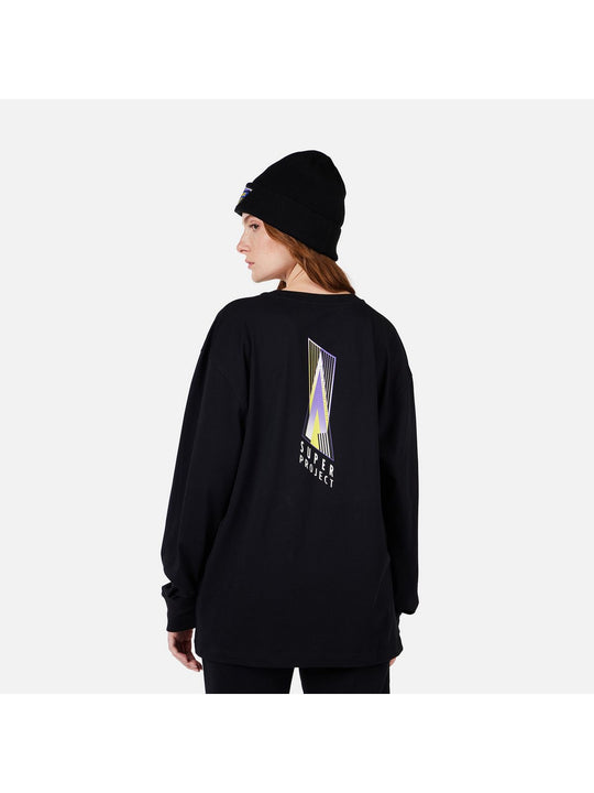 Koszulka unisex ROSSIGNOL SUPER LS TEE czarna
