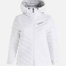 Kurtka puchowa Peak Performance W Frost Down Hood Jacket biały - Adventure Sports
