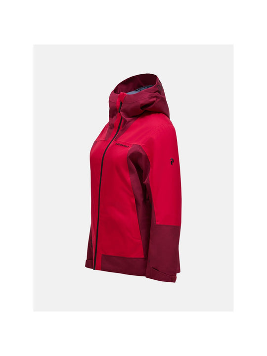 Kurtka PEAK PERFORMANCE W Rider Tech Insulated Jacket bordowy
