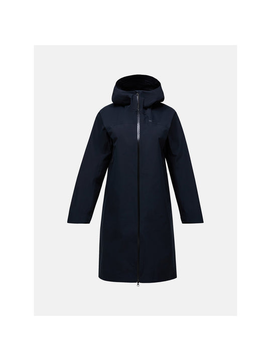 Parka damska PEAK PERFORMANCE Treeline HIPE 2.5L Shell Parka czarna
