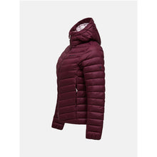 Kurtka damska PEAK PERFORMANCE Frost Down Hood Jacket bordowa

