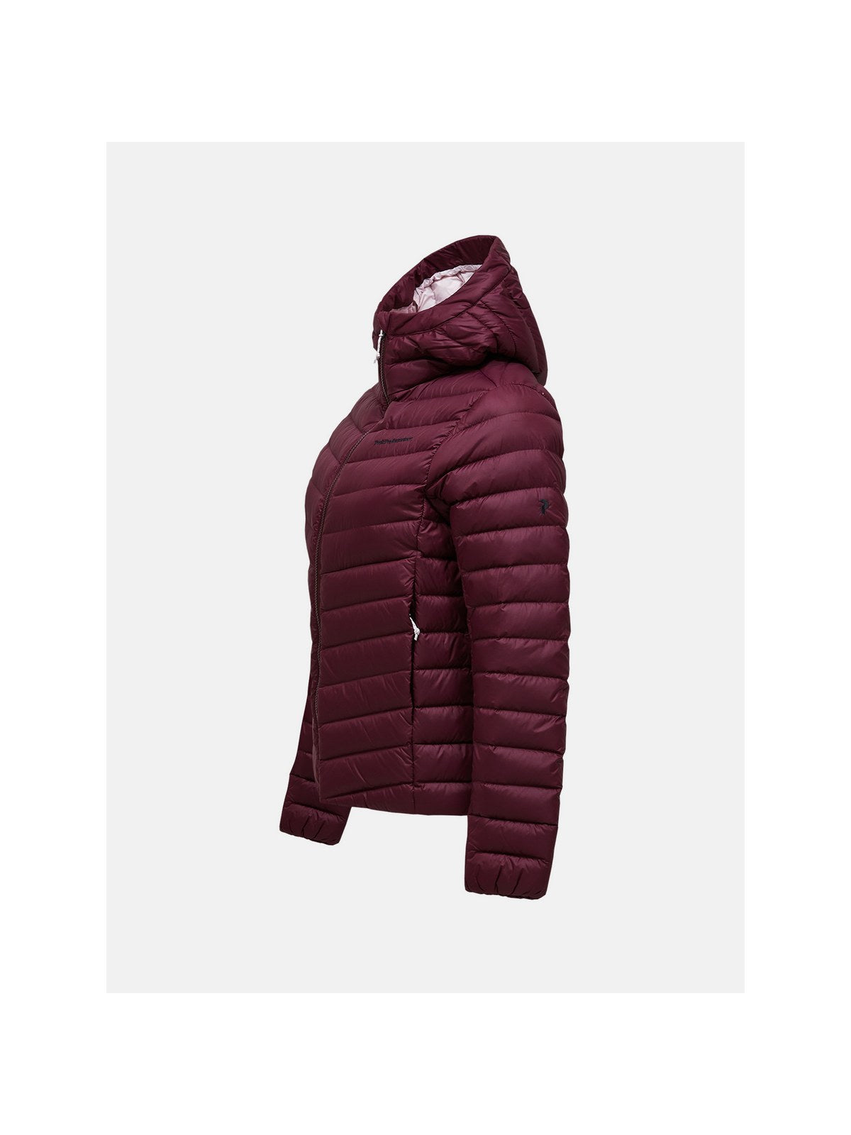 Kurtka damska PEAK PERFORMANCE Frost Down Hood Jacket bordowa