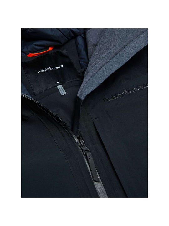 Kurtka narciarska męska PEAK PERFORMANCE Whitelight HIPE 2L Insulated Shell Jacket czarna
