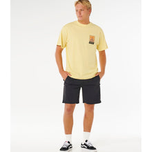Koszulka męska RIP CURL Search Dawn Tee żółta
