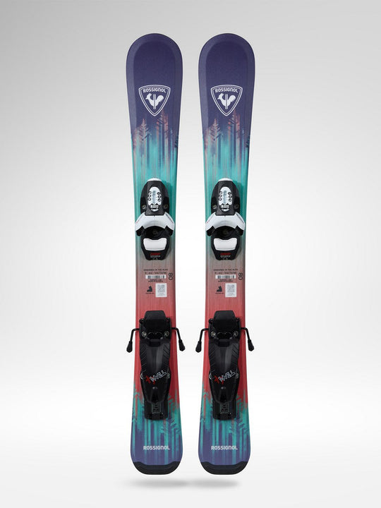 Narty dla dzieci ROSSIGNOL Sender Kid Pre-Drilled Team 4 Gw B76 Black

