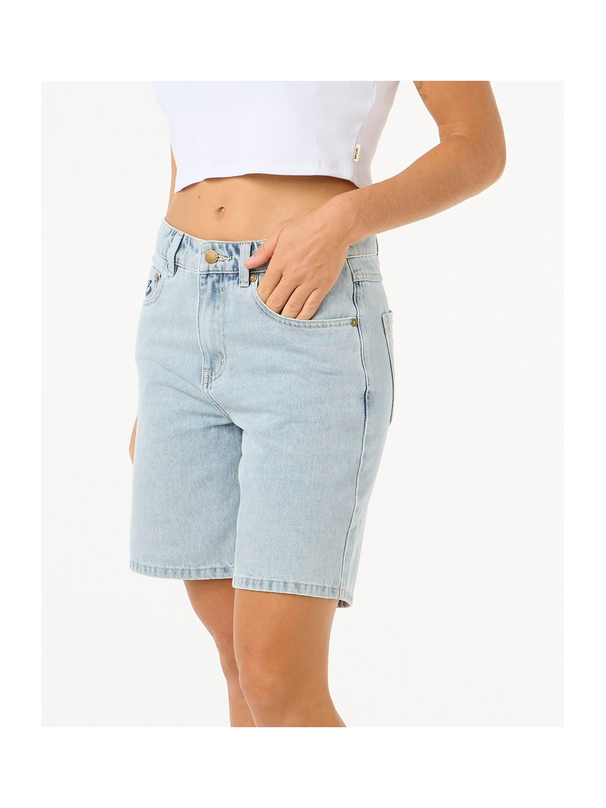 Szorty RIP CURL Aggie Relaxed Denim Short niebieski - Adventure Sports