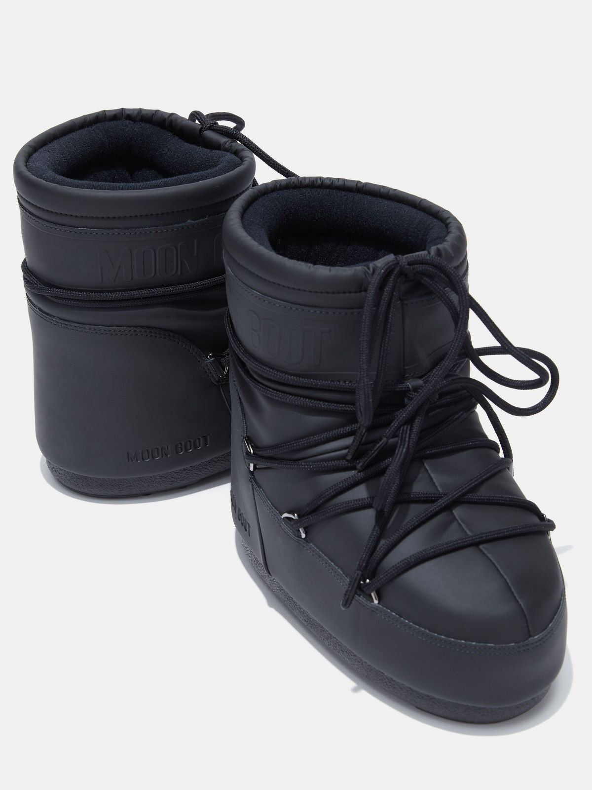 Buty damskie MOON BOOT Icon Low Rubber czarne